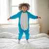 Pigiama Onesie Kigurumi Costume Travestimento Unicorno Blu Anteprima dell’immagine prodotto 7