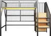 Żelazne łóżko Sweiko, łóżko piętrowe, łóżko na poddaszu Podgląd zdjęcia produktu 8