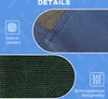 Close-up details of a dog bed material, showing two different fabric types. Produktbild-Vorschau