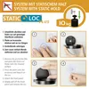 WENKO Static-Loc® Plus półka narożna Pavia czarna, półka Podgląd zdjęcia produktu 6