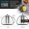 Arendo Teekanne, Théière en verre avec filtre à thé & Voir les images du produit 2