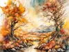 CALVENDO Puzzle Sonniger Herbst | 1000 Teile Lege-Größe Produktbild-Vorschau 3