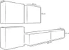 Furniture24 Wohnwand VIGO 23, Desing Mediawand, Modernes Produktbild-Vorschau 2