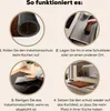 KitchenYeah© Herdabdeckplatte Leder - Textur - Braun - Produktbild-Vorschau 7