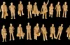 Modellfiguren 1:87 | unbemalte H0 Figuren (100 Stück) Produktbild-Vorschau 3