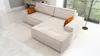 Ecksofa TOR mit Schlaffunktion. Farbe: Mink. Produktbild-Vorschau 4
