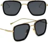 Lunettes de soleil pilote rétro unie de style steampunk, Voir les images du produit 4