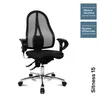 Topstar Bürostuhl Sitness® 15, ST19U G27 Stoff rot, Gestell Produktbild-Vorschau 2