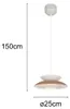 LED Pendelleuchte skandinavisch mit Metallschirm Grau Braun Produktbild-Vorschau 4