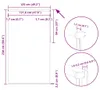 vidaXL Verdunkelungsrollo Cremeweiß 125x230cm Stoffbreite Produktbild-Vorschau 8