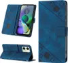 Hülle für Motorola Moto G54 Prägung Flip Leder Brieftasche Produktbild-Vorschau 1