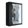 Schwebetürenschrank, 2-türig Schrank mit Spiegel! Moderne Produktbild-Vorschau 2
