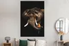 MuchoWow® Poster Elefant - Schwarz - Papagei 120x180 cm - Produktbild-Vorschau 4