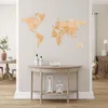 Mappamondo in legno 3D in legno naturale 105x60 cm - Anteprima dell’immagine prodotto 11