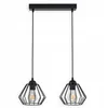 Luxolar Led Pendelleuchte 2 flammig aus Metal Draht im Produktbild-Vorschau 1