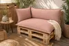TexDeko® Cord Seitenkissen 60x43x20 cm Rückenlehnenkissen Produktbild-Vorschau 2