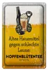 Blechschild  Altes Hausmittel Hopfenblütentee, 30 x 20 cm, Produktbild-Vorschau 1