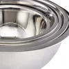Relaxdays Rührschüssel Set, 5-teilig, Edelstahl, Produktbild-Vorschau 6