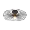 Lindby Deckenleuchte Ruota, schwarz, Metall, Ø 40 cm, E27 Produktbild-Vorschau 1