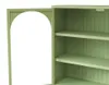 70cm Wandschrank Glas Doppeltür Modern Grün Geflochten Produktbild-Vorschau 8
