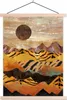 MuchoWow® Textilposter Tigerdruck - Marmor - Gold 40x53 cm Produktbild-Vorschau 1
