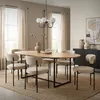 ML-Design sada 6 židlí do jídelny, kuchyňská židle, hnědá Náhled obrázku produktu 9