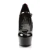 DELIGHT-687FH Damen Pumps von Pleaser, Schwarz-Rot EU 39, Produktbild-Vorschau 2