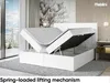 MEBLINI Boxspringbett mit Bettkasten - Gepolstert Produktbild-Vorschau 3