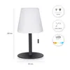Stehlampe In- und Outdoor Tischlampe Akku Garten Terasse Produktbild-Vorschau 3