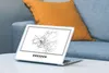 MuchoWow® Laptop Aufkleber Sticker Cover Schwarz und weiß - Produktbild-Vorschau 4