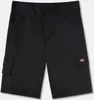 A pair of black cargo shorts displayed against a white background. Produktbild-Vorschau