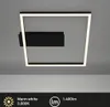 A modern square LED ceiling light with a black accent. Náhľad obrázku produktu