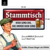 Stammtisch Schild - Blechschild retro als Geschenk für Produktbild-Vorschau 3