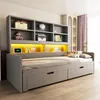 Letto a terra Flieks 90x200 cm con rete a scomparsa, divano Anteprima dell’immagine prodotto 3