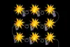 3D LED Sternenkette Lichterkette mit 9 gelben Sternen Ø 8 Produktbild-Vorschau 3