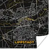 MuchoWow® Poster Schwarz und Gold - Stadtplan - Lippstadt - Produktbild-Vorschau 1