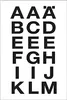 HERMA Letters 20x20mm A-Z weatherproof film transp.black 2 Produktbild-Vorschau 5