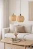 Luxolar LED Pendelleuchte 2-flammig E27 Rattan Boho Produktbild-Vorschau 5