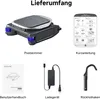 A collage of images showing a pool skimmer, its accessories, and instructional materials. Náhľad obrázku produktu