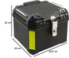 SEVICO Motorradkoffer Motorradcase Top Case Rollerkoffer Produktbild-Vorschau 5