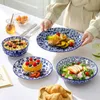 Vancasso Tafelservice, 24-tlg Blau und Weiß Porzellan Produktbild-Vorschau 5