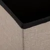 A close-up view of the corner of a fabric storage box. Náhľad obrázku produktu