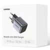 The image shows the packaging of a UGREEN Nexode Mini 20W PD GaN Tech charger. Voir les images du produit