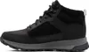 A side view of a black boot. Voir les images du produit