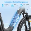 27.5 pouces 20AH E-bike Gris Vélo électrique LCD 75NM Voir les images du produit 10