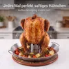 Hähnchenbräter Edelstahl Geflügelbräter Hähnchengriller für Produktbild-Vorschau 2