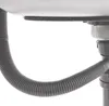 A close-up view of a flexible drain hose connected to a sink drain. Podgląd zdjęcia produktu