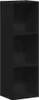Bibliothèque/armoire TV noir 36x30x114 cm bois composite Voir les images du produit 1