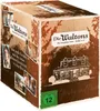 A box set of the complete series of Die Waltons, featuring images of the cast and the Walton house. Produktbild-Vorschau