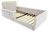 Gestoffeerd bed 90x200 cm, met LED-verlichting, met Productafbeelding-voorbeeld 9